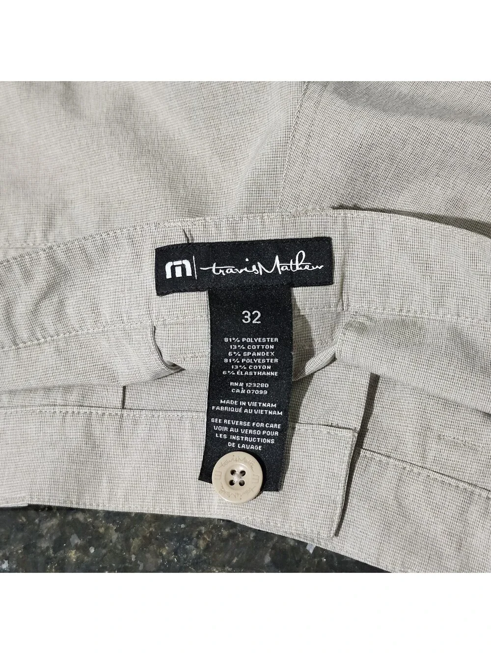 Travis Mathew Shorts Mens 32 Golf Stretch Performance Casual Preppy Beach